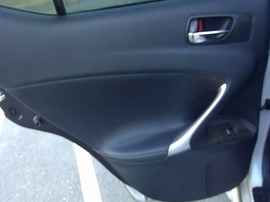 2009 LEXUS IS250, WHITE, SDN, 2.5L, AT,  Z25940